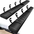 thumbnail image 1 of 6" Wide Running Boards for 2007-2018 Silverado/Sierra 1500 Crew cab 2017-2019 Silverado/Sierra 2500/3500 HD Crew cab, Stainless Steel Side Steps Nerf Bars, 1 of 6