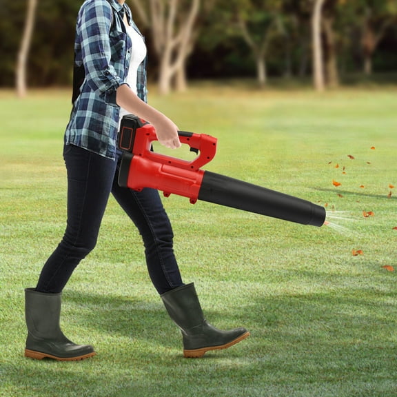 6 Wind Speed Cordless Leaf Blower Electric Leaf Blower Lawn Care 0-18000RPM