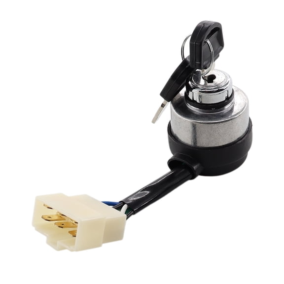 6-Wire Generator Ignition Key Switch & 2 Keys for 3KW 3.5KW 5KW 6KW 7KW 7.5KW Chinese Generator 168F 172F 188F 190F Engine