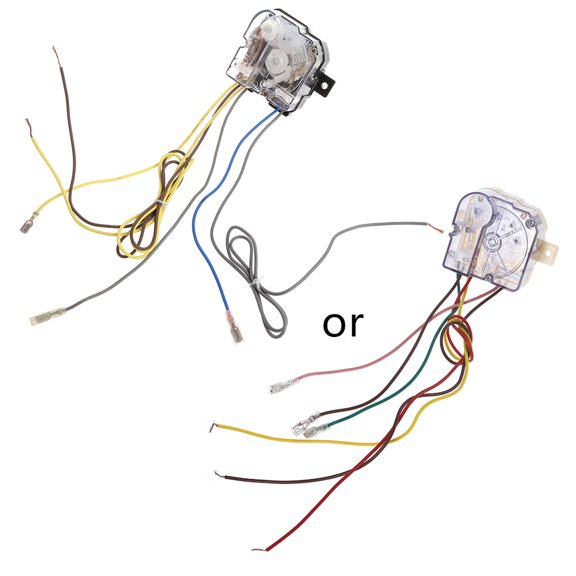 6-Wire Washing Machine Timer 90 Degree Central Hole Distance 68mm Shaft