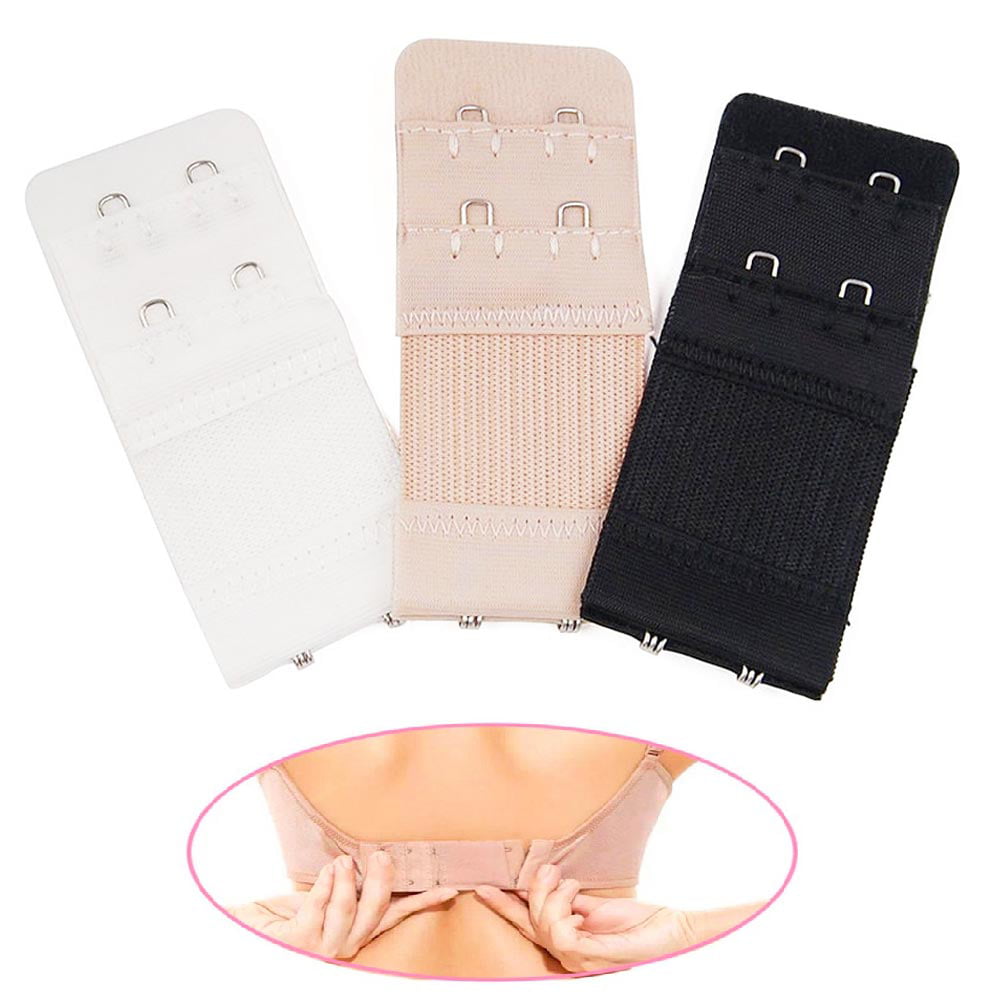 Healifty 6pcs Bra Extender Extensions 2 Hooks 3 Hooks Elastic Stretchy  Brassiere Bra Strap Extension Buckle for Women Ladies : :  Clothing, Shoes & Accessories