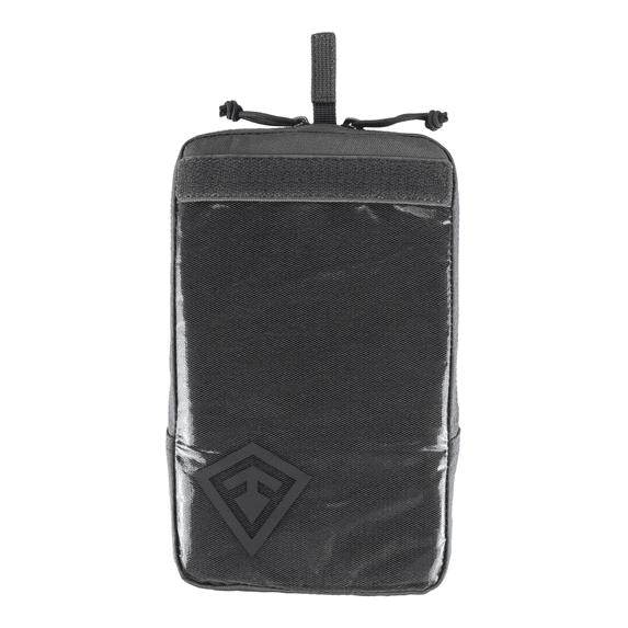 First 6 X 10 Velcro Pouch, Asphalt, One Size