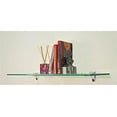 thumbnail image 1 of 6" X 18" Cardinal Floating Glass Shelves - 2 Brackets Included with Each Shelf By Spancraft Glass, 1 of 2