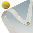 thumbnail image 1 of 6' X 20' Clear Tarp PVC Vinyl Tarp (Finished Size 5'6" X 19'6") 20mil, 1 of 1