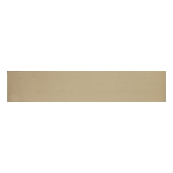 6" X 28" Kick Plate Antique Brass Adhesive Mount