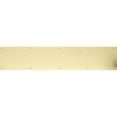 thumbnail image 1 of 6" X 34" Kick Plate Lifetime Polished Brass Screw Mount, 1 of 1