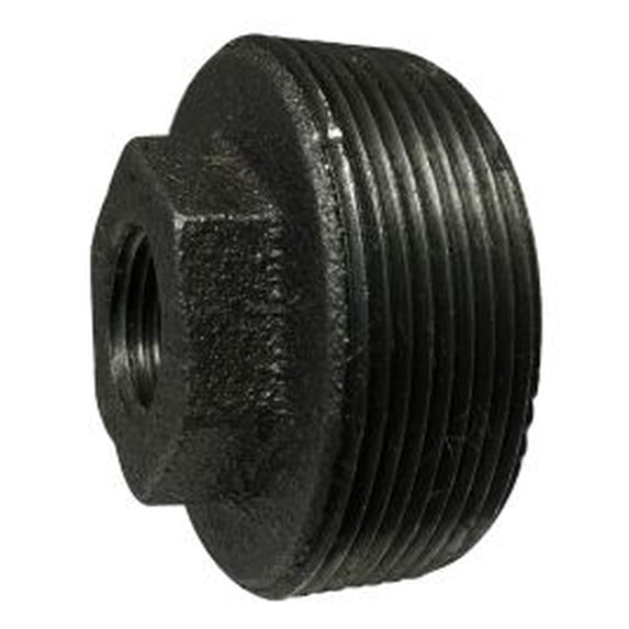 6 X 4 M X F Black Hex Bushing, Black 150# Malleable Fittings, Nipples and Fittings