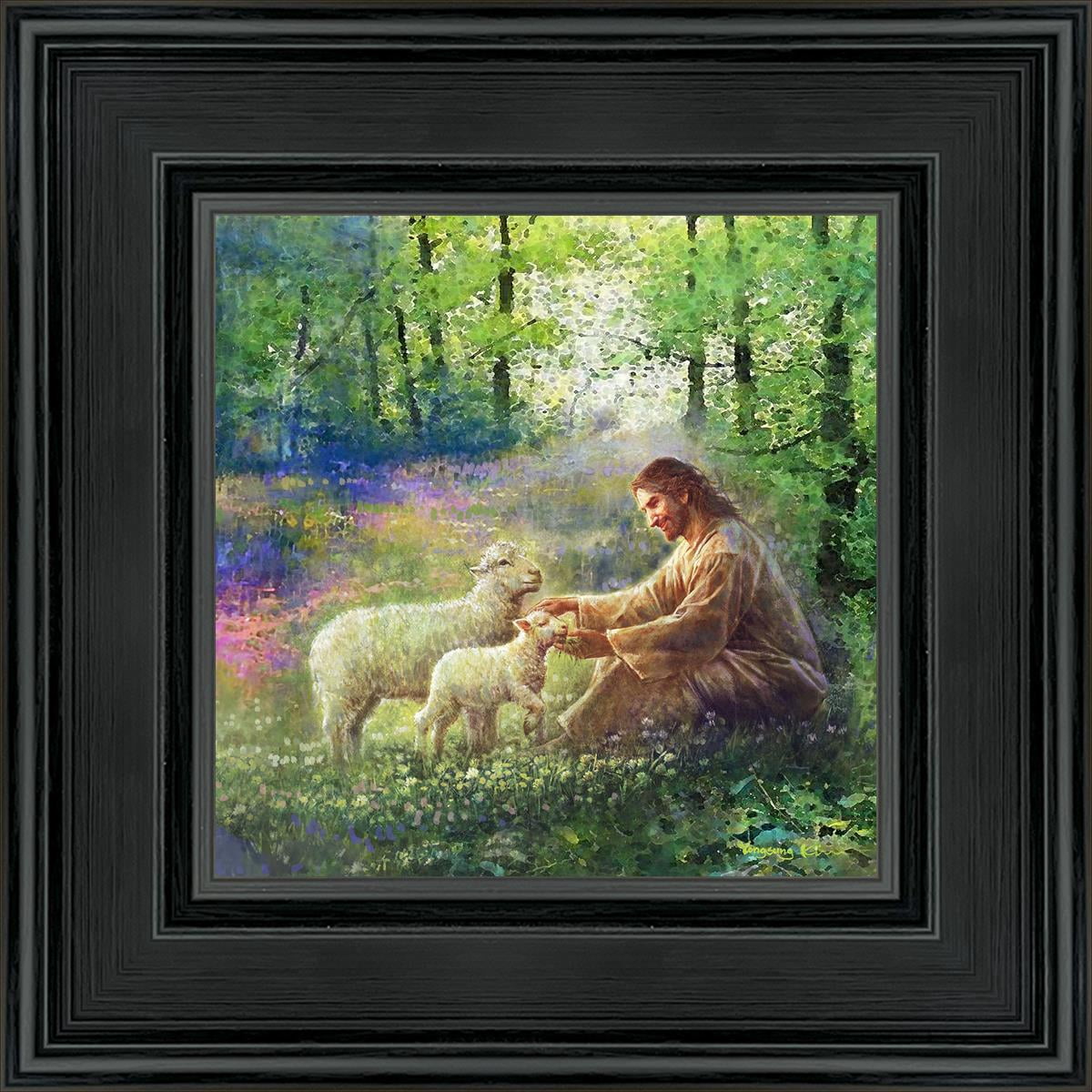 6 X 6 Bring Me The Little Ones by Yongsung Kim With blackwood Frame ...