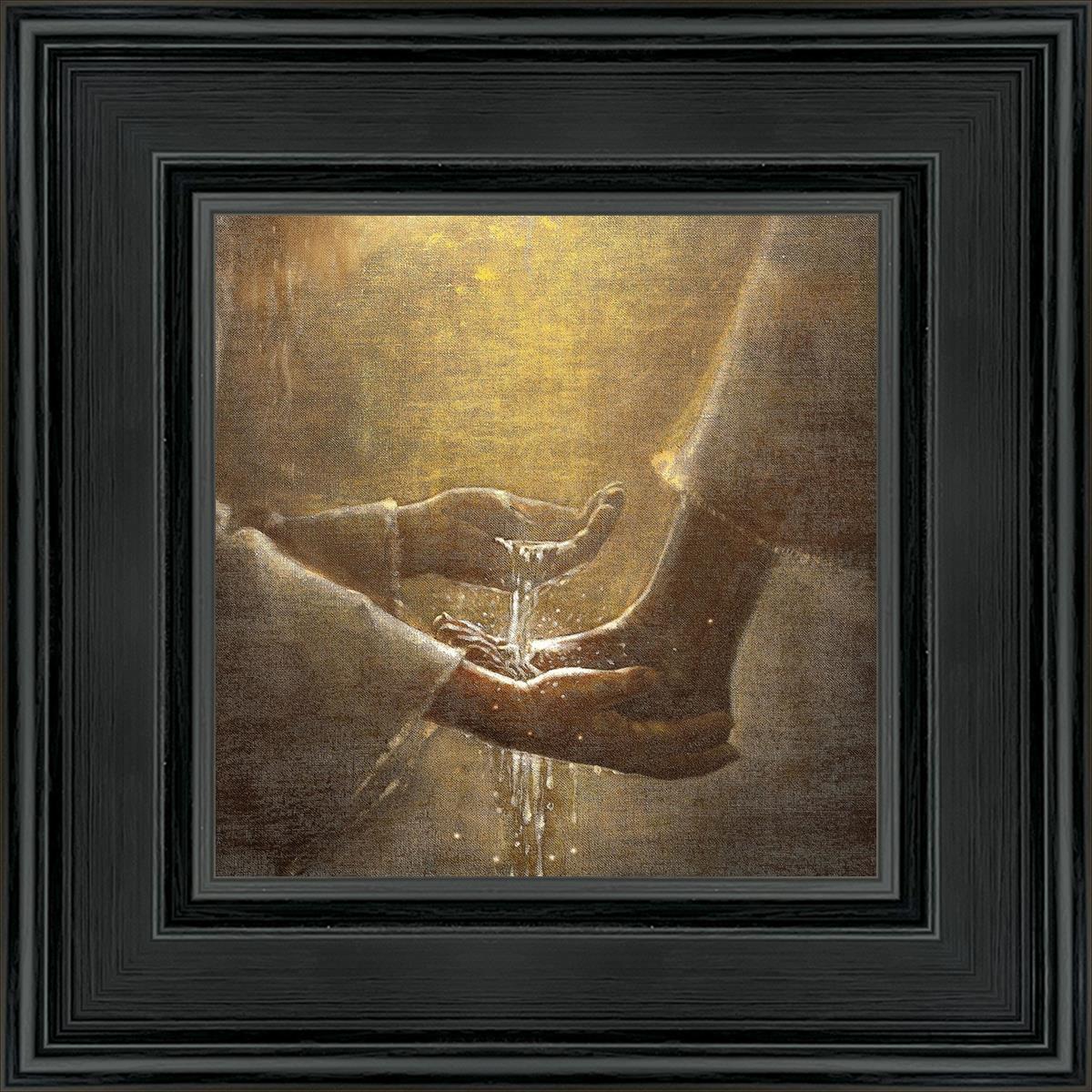 6 X 6 Christ the Servant by Yongsung Kim With blackwood Frame - Walmart.com