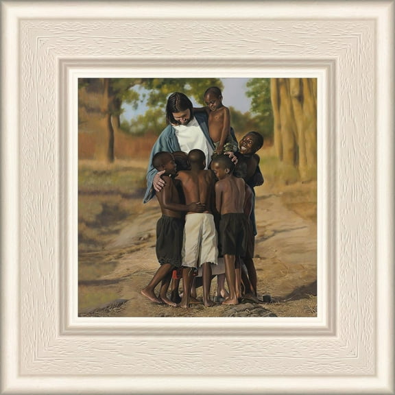 6 X 6 For All Mankind by Liz Lemon Swindle With Whitewood Frame