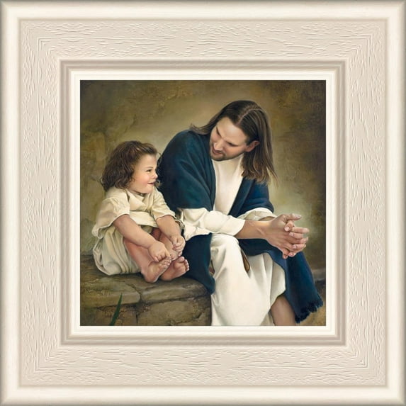 6 X 6 Friends by Liz Lemon Swindle With Whitewood Frame