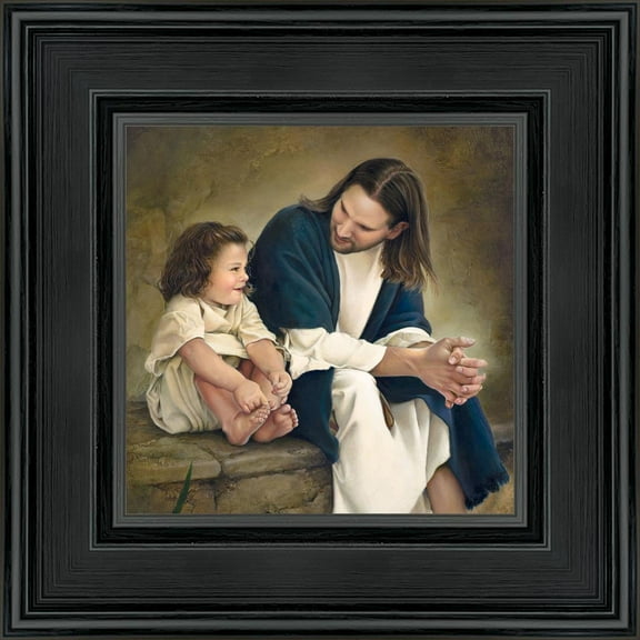 6 X 6 Friends by Liz Lemon Swindle With blackwood Frame