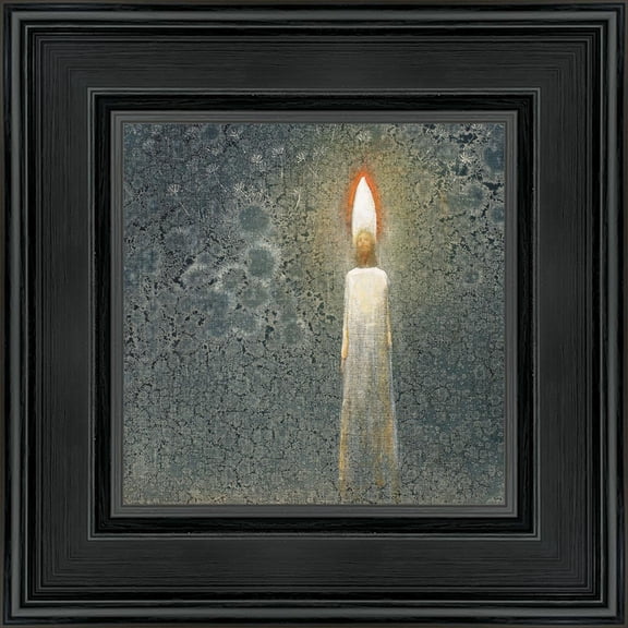 6 X 6 I Am the Light by Yongsung Kim With blackwood Frame