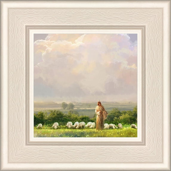 6 X 6 I Shall Not Want by Yongsung Kim With Whitewood Frame