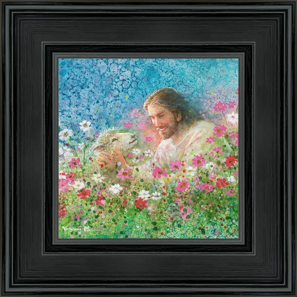 6 X 6 I Will Never Forsake Thee by Yongsung Kim With blackwood Frame ...