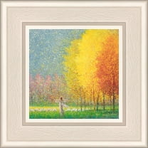 6 X 6 In His Glory by Yongsung Kim With Whitewood Frame