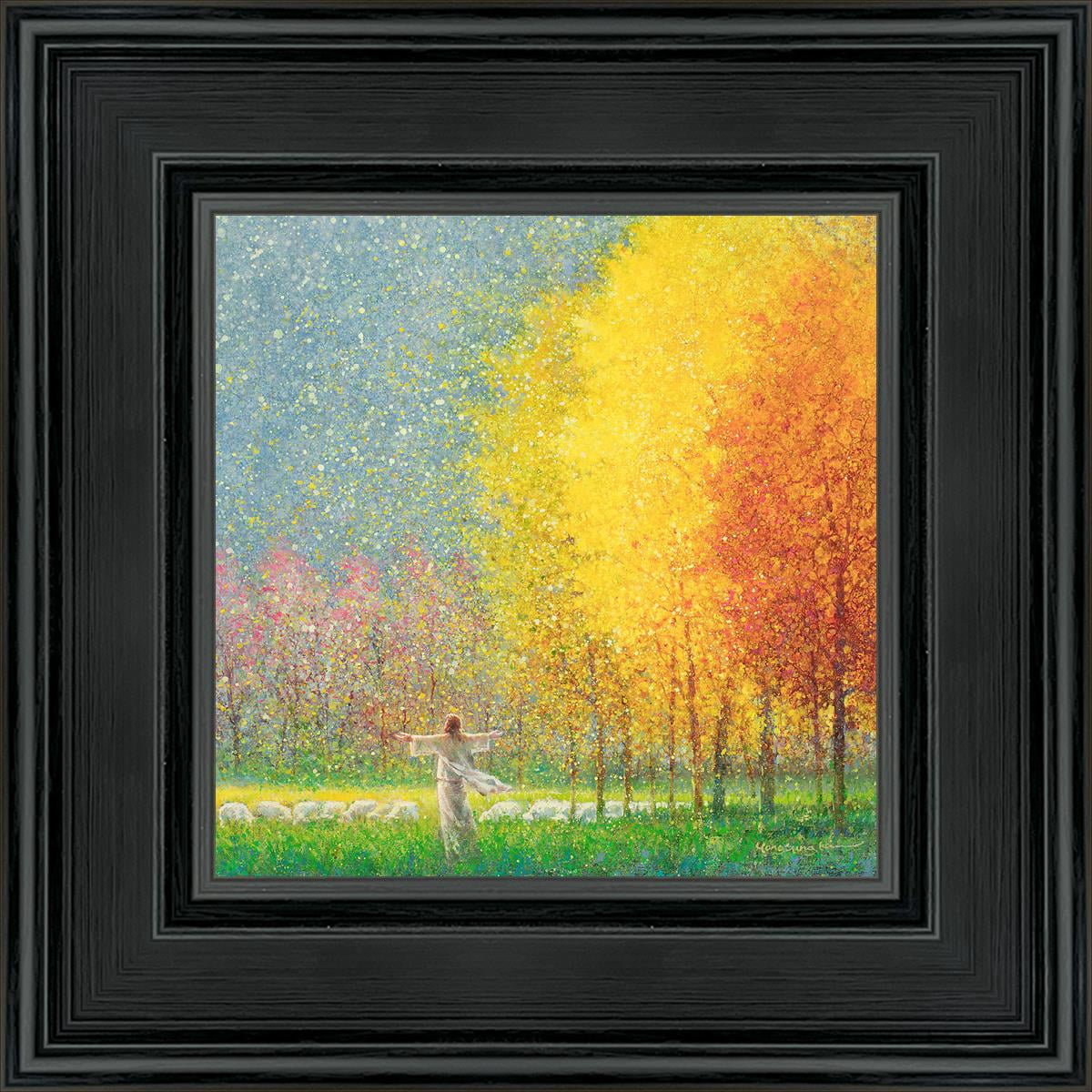 6 X 6 In His Glory by Yongsung Kim With blackwood Frame - Walmart.com