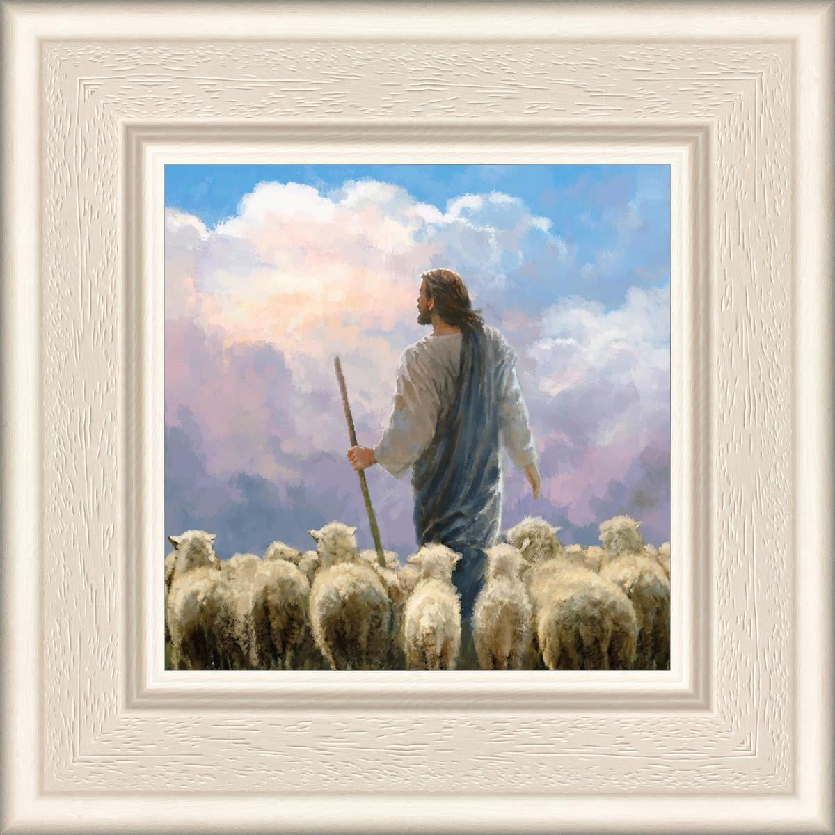 6 X 6 In His Keeping by Yongsung Kim With Whitewood Frame - Walmart.com