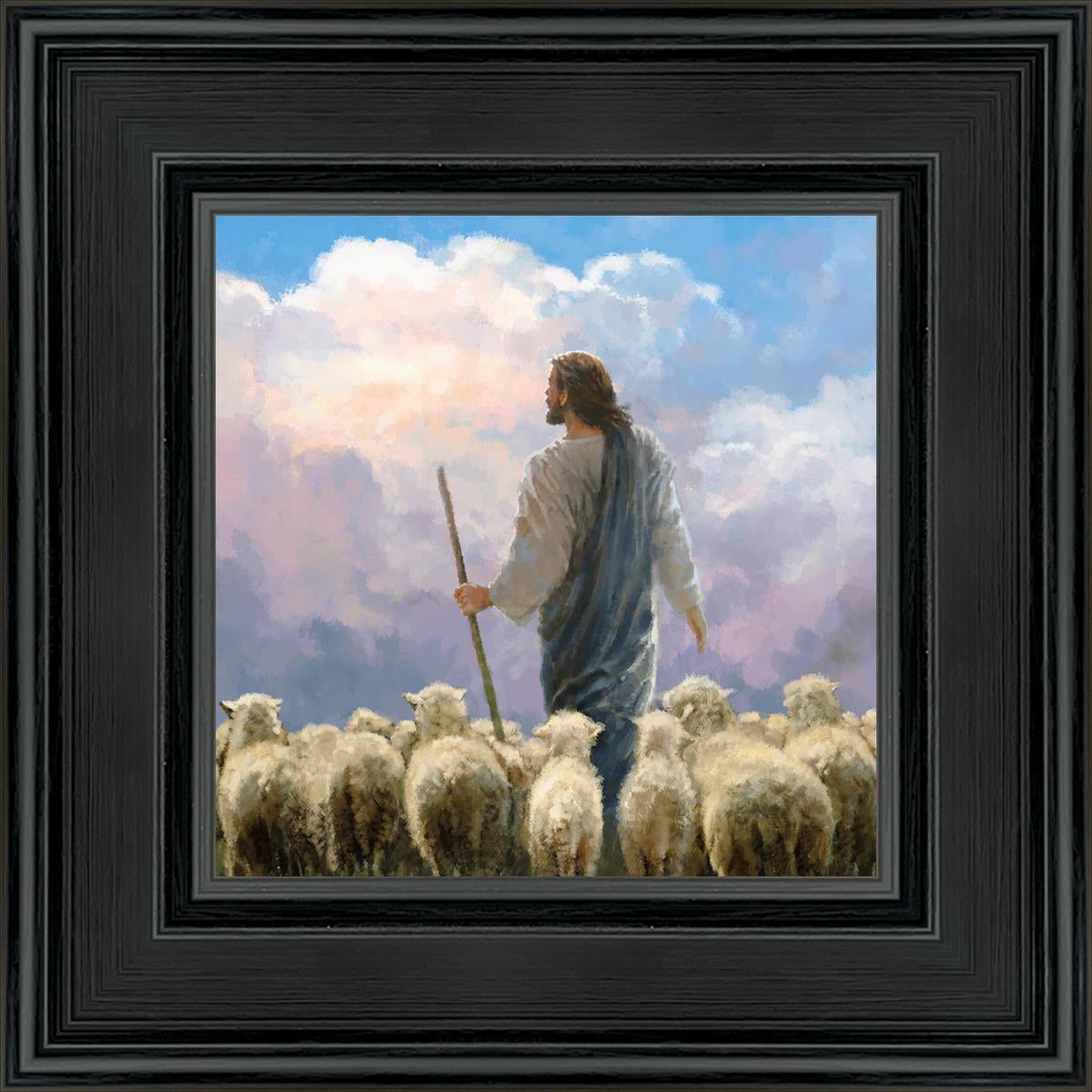 6 X 6 In His Keeping by Yongsung Kim With blackwood Frame - Walmart.com