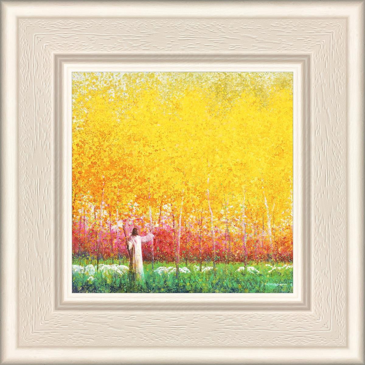 6 X 6 In His Light by Yongsung Kim With Whitewood Frame - Walmart.com