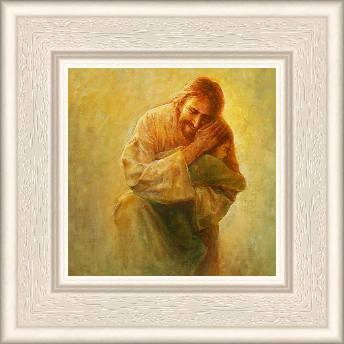 6 X 6 Like Unto a Child by Yongsung Kim With Whitewood Frame - Walmart.com