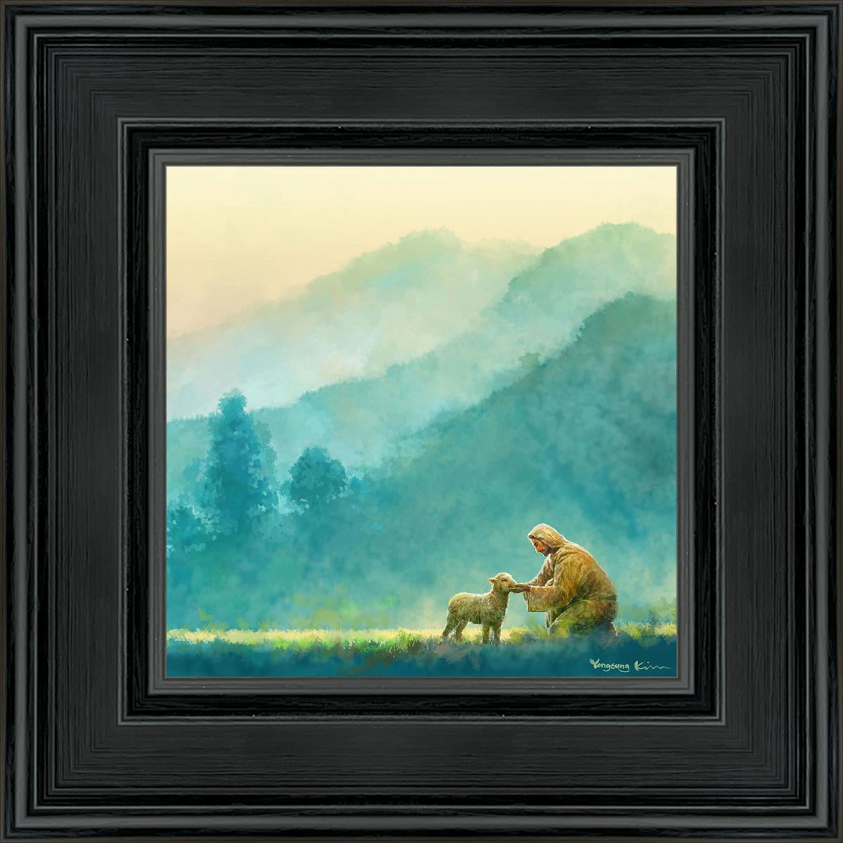 6 X 6 Little One by Yongsung Kim With blackwood Frame - Walmart.com