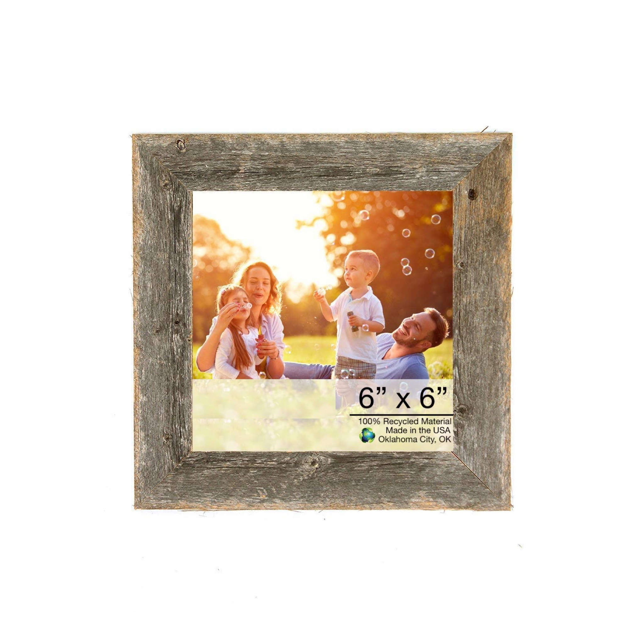 Classic Gold Elegance 8x8 Wood Wall Picture Frame