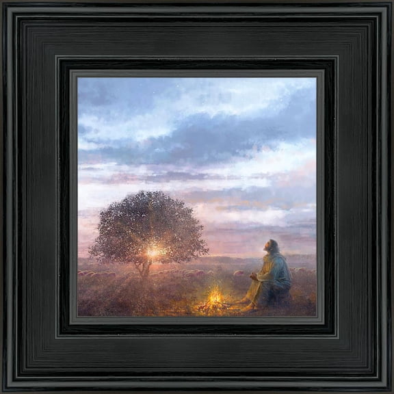 6 X 6 The Light of Life by Yongsung Kim With blackwood Frame