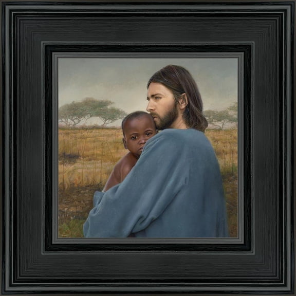 6 X 6 Worth of a Soul by Liz Lemon Swindle With blackwood Frame