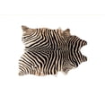 thumbnail image 1 of HomeRoots 317028 6 x 7 in. Cowhide Rug - African Zebra, 1 of 2