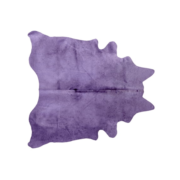 6' X 7' Cowhide Rug - Purple