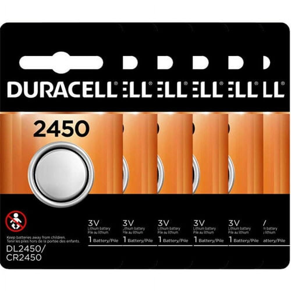Pile bouton Duracell Lithium - Piles bouton CR2450 3V - 540 mAh