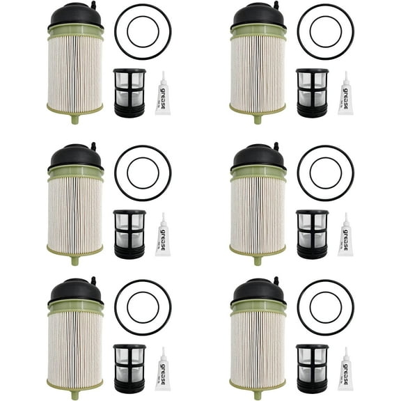 6 X Fuel Filter A4700903151 PF9908 For Detroit Diesel DD13 DD16 DD15 Freightliner Sterling Western Star A4720900451, A4720900551, A4720900651