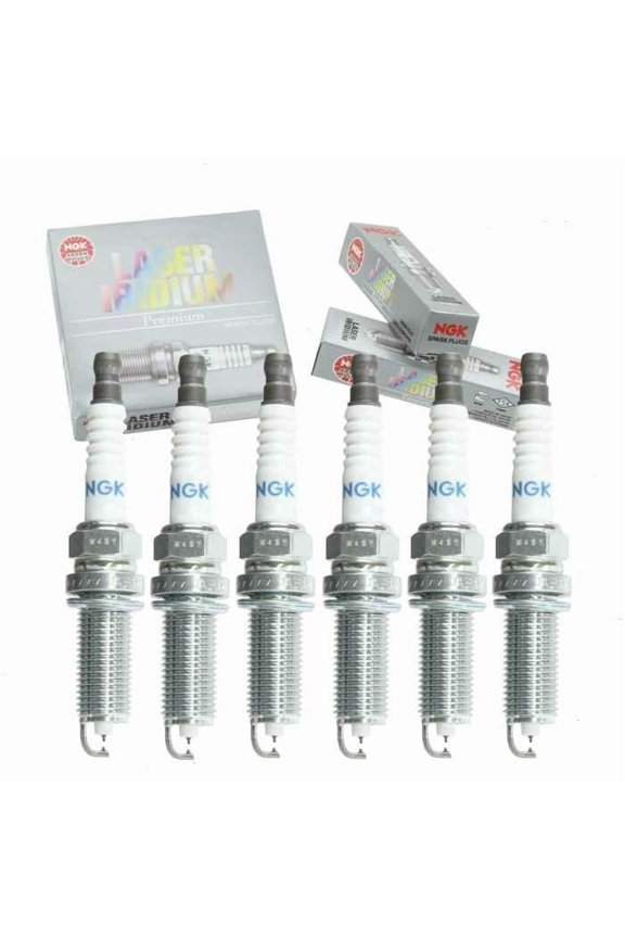 6 X NGK Laser Iridium Resistor Performance Power Spark Plugs DILKAR7B11 # 1406