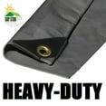 thumbnail image 1 of 6'X16' Silver Tarp EXTRA Heavy Duty 12 mil 3 Ply Coated Reinforced Canopy 6 oz 3 Layer, 1 of 5