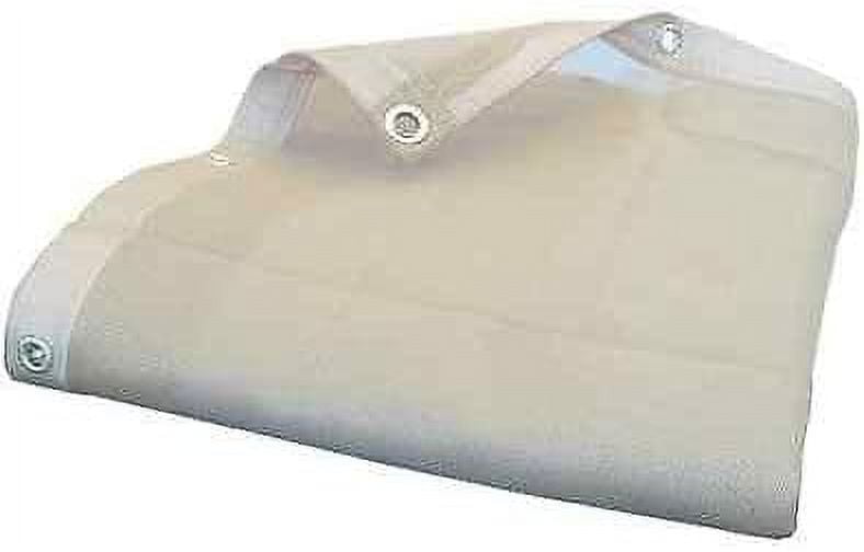 6'X30' (White) Heavy Duty Mesh Tarp Net Sail Sun Shade Awning and Fence ...