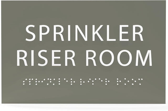 Sprinker Riser Sign 6