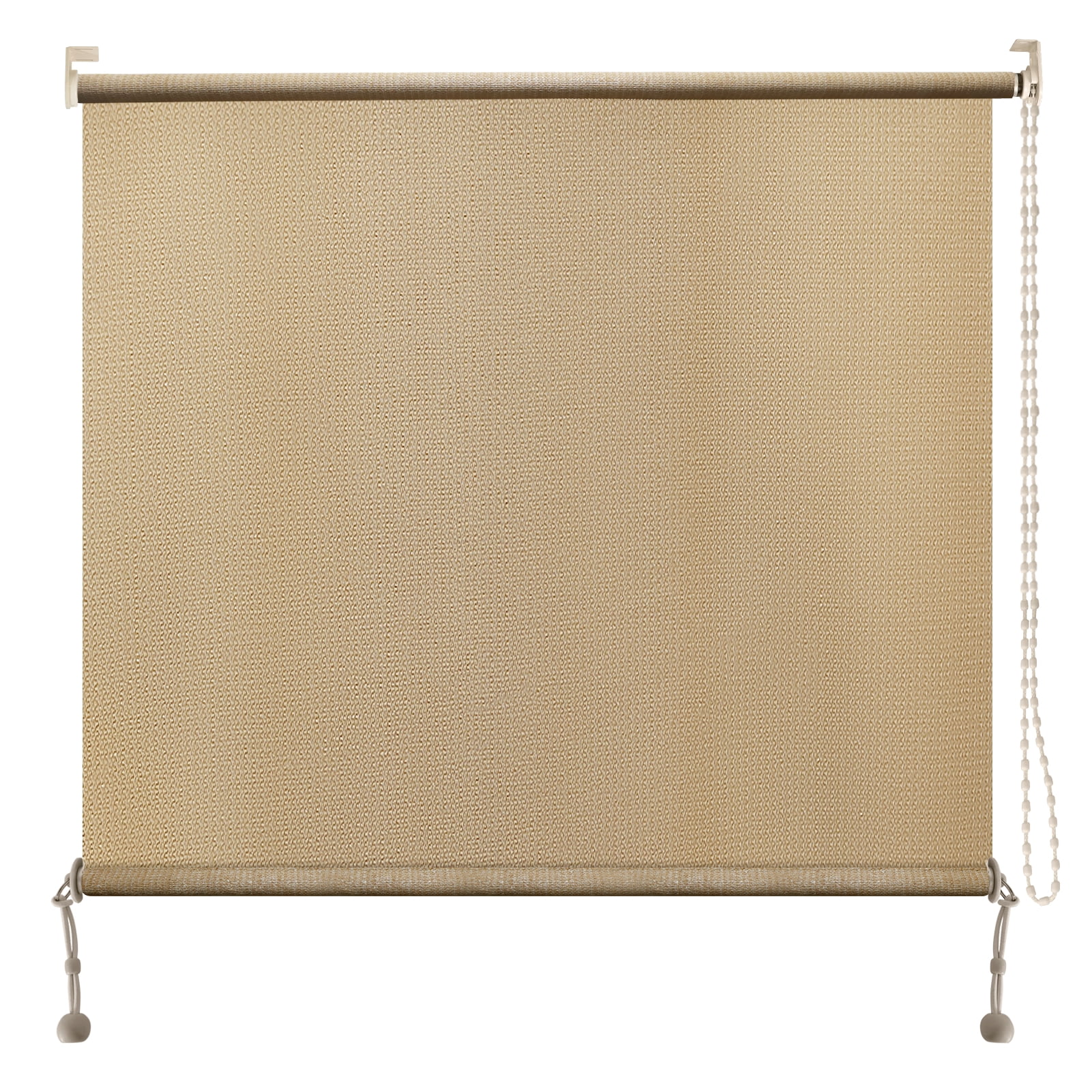 6'X6' HDPE Spliced Roller Shutter, Sesame-colored