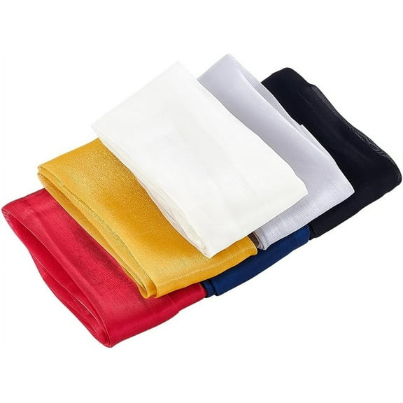 6 Yards 6 Colors Cord Cover Satin Fabric 2.56 Inch Chandelier Chain Cover Polyester Fabric Cord Cover