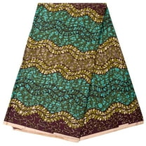 6 Yards African Ankara Fabric Wax Print Dashiki Polyester Fabric for clothing