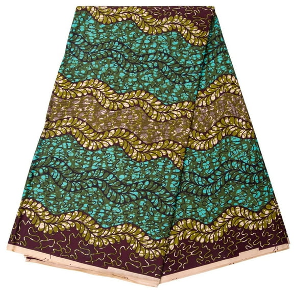 6 Yards African Ankara Fabric Wax Print Dashiki Polyester Fabric for clothing