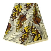 6 Yards African Ankara Fabric Wax Print Fabric Tribal Dashiki Fabric for clothing sewing