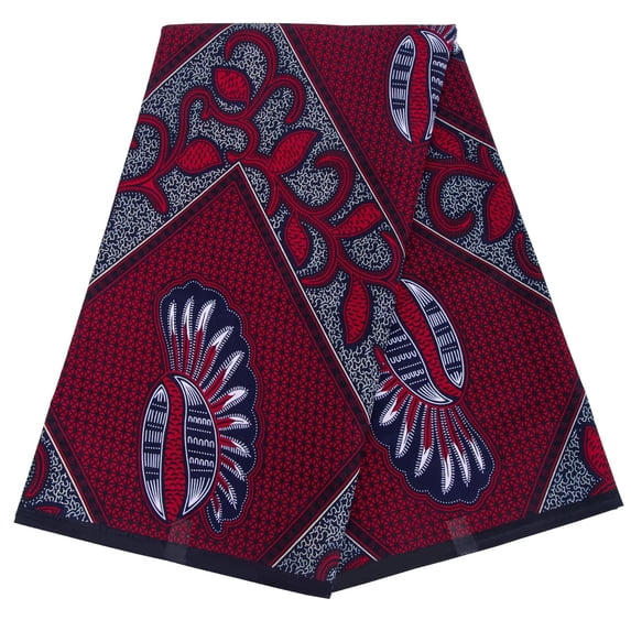 6 Yards Cptton African Ankara Fabric Wax Print Dashiki Craft Fabric for clothing