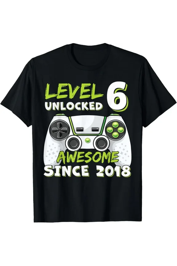 6 Year Old Bday Decorations Son Boy 6Yr 2019 6Th Birthday T-Shirt Unisex S-5XL Hot Trending Shirt, Vintage Birthday Gift