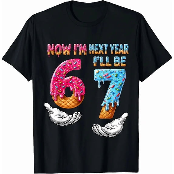 6 Year Old Birthday Boys Kids Now I'm 6 Next Year I'll be 7 T-Shirt