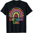 thumbnail image 1 of 6 Years Old Rainbow Girls 6th Birthday Shirt For Girls Kids T-Shirt, 1 of 4