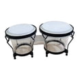 thumbnail image 1 of 6" and 7"bongo Drums Tunable African Hand Drum for Boys Girls Holiday Gift White, 1 of 8