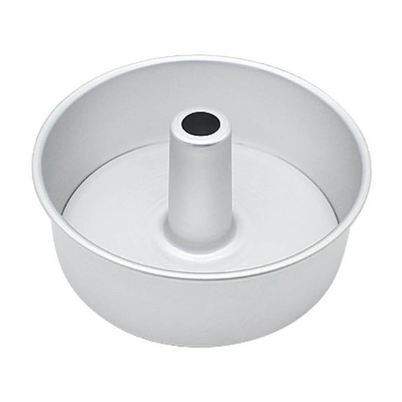 6 and 8 Inch Angel Food Cake Pan Set with Removable Bottom for Baking Chiffon and Round Tube Cakes