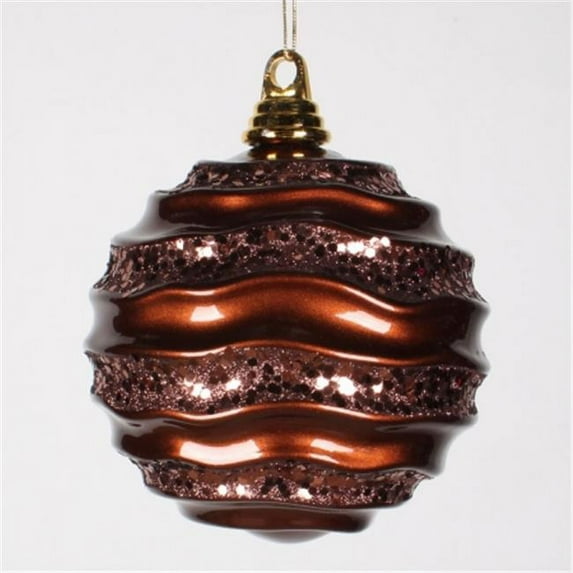 6'' Chocolate Candy Glitter Wave Ball