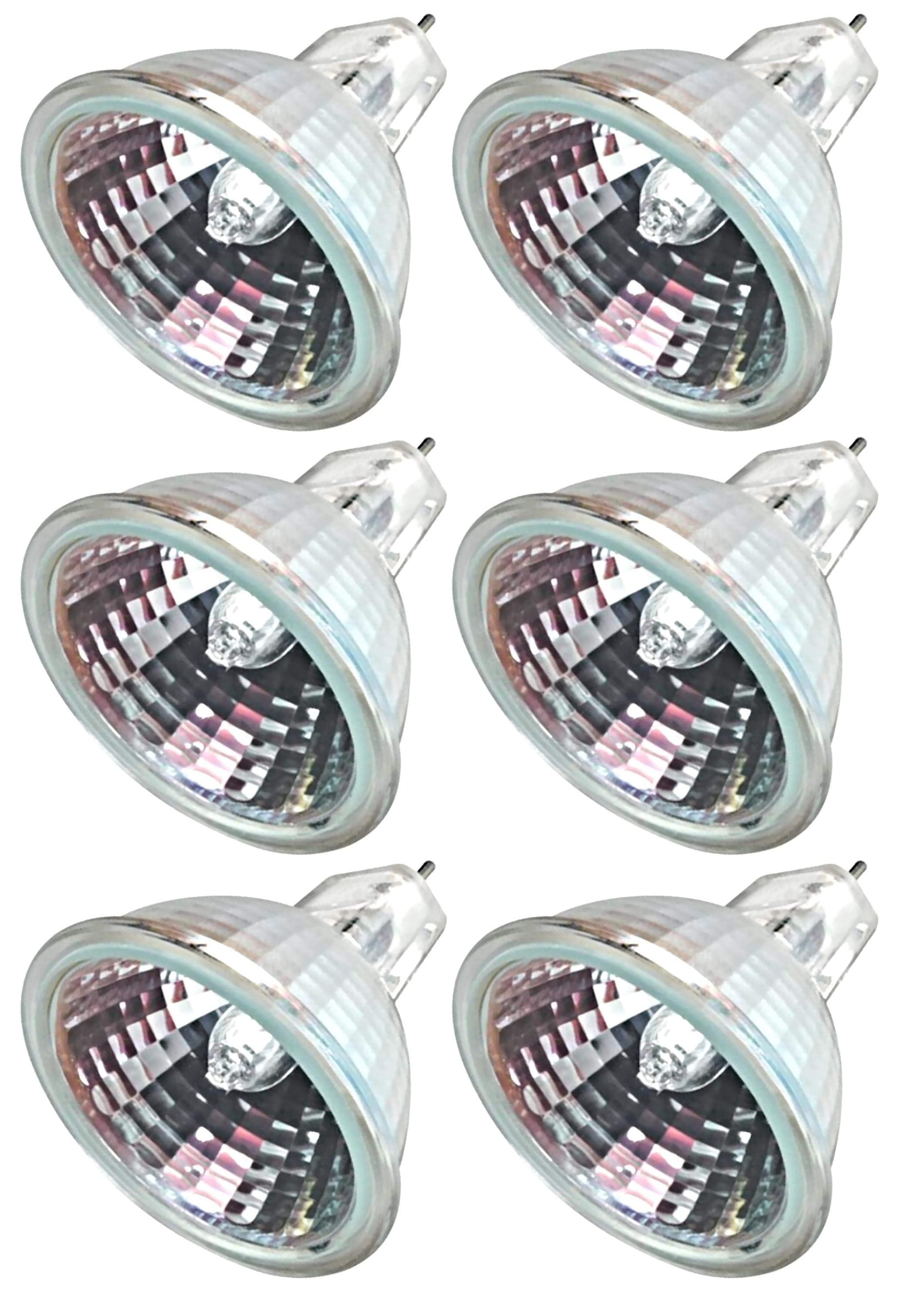 (6 bulbs) GE 79233 - Q35MR16HIR/CCG55 MR16 Halogen Light Bulb - Walmart.com
